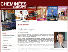 Tablet Screenshot of cheminees-magazine.fr